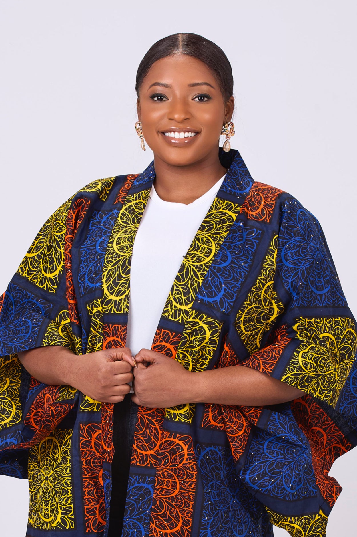 MORAYO BEADED AFRICAN KIMONO JACKET